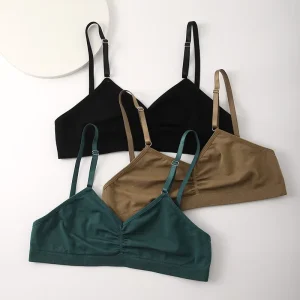 Hollow Out Plain Dyed Breathable Solid Color Seamless Lingerie Bra Women’s Underwear Lingerie Women Women’s Intimates