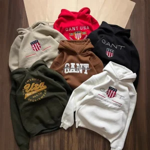Hoodie Sweatshirt Unisex Hooded Neck Long Sleeve Casual Men’s Women’s Cotton Cashmere Heart Pattern Autumn Winter Supply