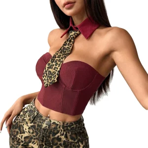 Hot Selling Eco Friendly Print Clothing Trendy Popular Ladies Girls Sleeveless Women’s Top Blouse Slim Fit Casual