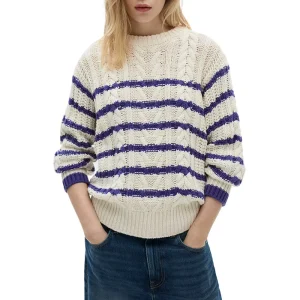 Knitted Women Sweater Knitwear Women’s Pullover Stripes