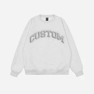 LTD-H1001 Custom Size Colors Printed Embroidered Logo Graphic Pattern Women’s Men’s Sweatshirts Crewneck Mockneck Sweatshirts