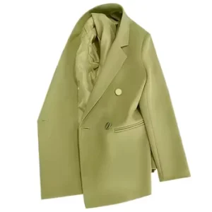 Ladies Blazer Jacket Office Solid Color