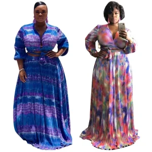 Ladies Plus Size Two Piece Set Women Clothing 2 Piece Set Women Skirt Plus Size