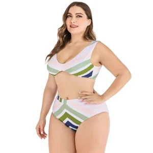 Ladies Swimwear Bikini Plus Size Two Pieces Swimwear for Woman