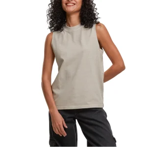 Ladies Vintage Washed Sleeveless Vest Relaxed Custom Logo 100% Cotton Blank Solid Sport Women’s Tank Top