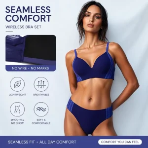 Lady Sports Soft Comfort One piece Bonded Bra Custom Logo Support Wireless Plus Size Breathable Womens Seamless Bra