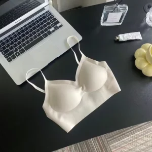 Lightweight French Triangular Cup Traceless Lady Underwear Push-up Beautiful Back Wire Free Women’s Bra