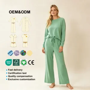 Lounge Sets Women Clothing Ultra Soft Crewneck Pullover Joggers Skin Friendly Sleepwear Pajama Sets for Women