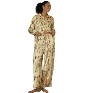 Loungewear Loose Pajamas Nightwear Girl Ladies Femme Shorts 2pc Set Pyjama Women’s Sleepwear Set