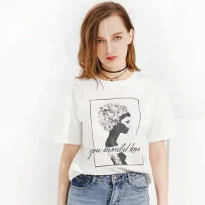 Low MOQ Blank White Short Sleeves Soft Polyester Women’s Cropped Tops T shirts for Custom Logo Sublimation Print and Embroidery
