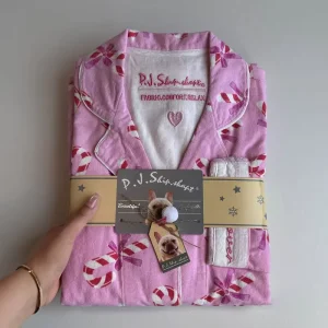 Luxury PJS 100% Cotton Pajama Set For Women Long Sleeve Sleepwear Loungewear For Spring Autumn