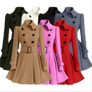 Manteau Femme Hiver Winter and Autumn Abrigos Para Chaquetas Mujer Long Coat Ladies Overcoat for Women