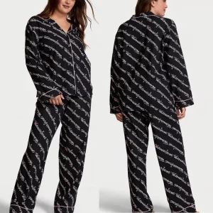 Manufacturer Customized Pattern Pyjamas Women Bamboo Printed Design Long Sleeve Pants Pajamas Set With Pocket Pajama Women Set