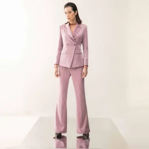Manufacturers Full Set Suits for Elegant Women Fashion Clothing Slim Pants and Blazer Set Ladies Wear Women’s Social Suits