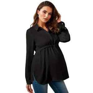 Maternity Clothes Wear Women Daily Loose Pregnancy Long Sleeves Top Tshirt Fot Pregnant Women