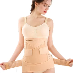 Maternity Postpartum Belly Wrap Recovery Abdominal Waist Tummy Women’s Underwear 3 in 1 Bodysuit Postpartum Belt