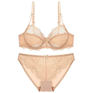 Mature Women Ladies Big Bra Sizes Sexy Girls in Full Transparent Underwear Lingerie Bra and Panty Sexis Brassiere Transparentes