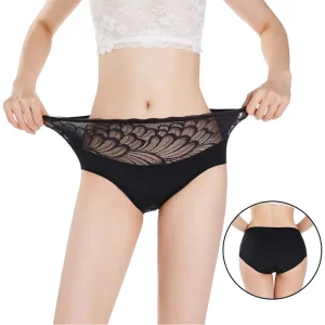 Menstrual Panties Medium Flow Period Panties Reusable Lace Leakproof Underwear Performance Period Underwear