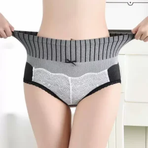 Mid Rise Women Firm Breathable Seamless Underwear Tummy Control Panties Butt Lifter Adults Lace Slimming Shaping Briefs