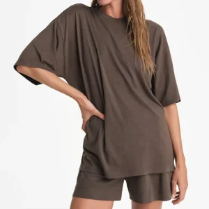 Modal Cotton Women’s Sleepwear Short Sleeve Loungewear for Women Organic Jersey Two Piece Pyjama Sets Summer Womens Homewear