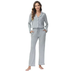 Modal Sleepwear Women’s 2 Piece Cotton Pajama Set Loungewear