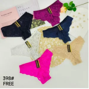 Model LAS009 Lace Ladies Women Low-Rise Everyday Adult Women’s Underwear with All Colors