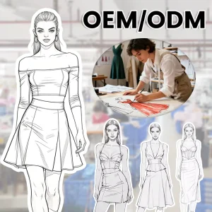 Modern Womens Dresses Set OEM ODM Custom Design Fabric And Size For Brand Partners