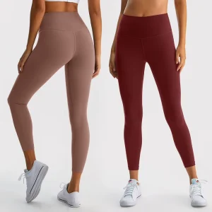 Multi Color High Waist Hip Lifting Tights Brushed Skin Friendly Soft High Elasticity Sports Yoga Leggings Women’s