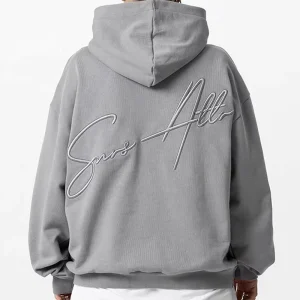 Multi-color Unisex Casual Hoodies Customized 3D Embroidered Thick Fleece Polyester Cotton Loose Fit Autumn Sweatshirts