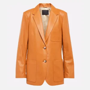 NAFA OEM Luxury Women’s Real Leather Blazer Fall and Winter