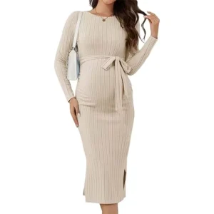 New Baby Maternity Gown & Dresses for Pregnant Women-Viscose Polyester Spandex Clothing