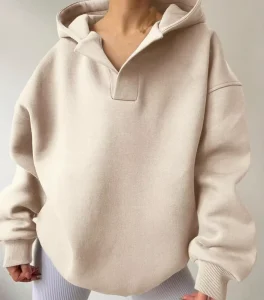 New Big Hood Hoodies Women’s Sweatshirts Customization Hoodie Oversize Low Cut Drop Shoulder Hoodie