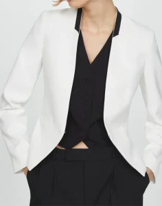 New Design Spring Summer Women’s Street Trendy Casual Suit Collar Short Solid Color Blazer