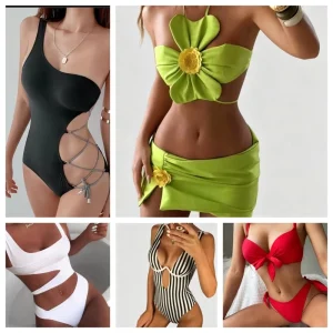 New Design Women’s Swimwear for High Stretch Support Quick Dry Breathability and Open Back Performance Fit