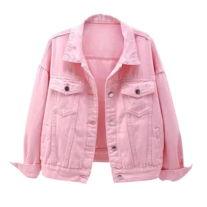 New Fashionable Denim Jacket Luxury Women’s Denim Jacket Temperament Casual Trendy Outwear Jacket