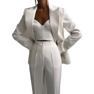 New High quality Casual Temperament commuter Fashion Professional Women’s Suit With Corset Pants Suit