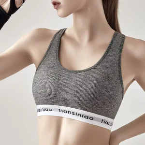 New Model Plus Size Push Up Breathable Wire Free Frontless Backless Women’s Yoga Sports Bra