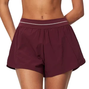 New Sporty Fleece Lined Women’s Sports Shorts Two Piece Design Anti Exposure Protection Loose Fit Casual Yoga Pants Solid