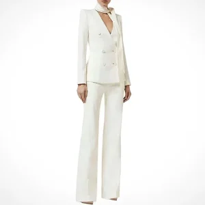 New Style Office Lady Two Pieces Suit Fashion Modern Women Business Suits Ladies Suits Pant