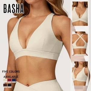 New Yoga Bra for Women with Cross Back Quick Drying Elastic Sports Bra Suitable for Running and Fitness Women’s Sports Bra