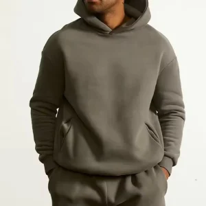 No MOQ 1Pcs Gym Casual Sweatshirt Pullover Designer Hoodie Hip Hop Big Pocket Baggy Custom Streetwear Black Man Women’S Hoodie