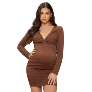 Nursing Short Maternity Clothes Pajamas Pregnant Women Knit Photography Women Pregnancy Dress