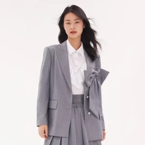 ODM OEM Factory Outlet Casual Elegant Custom Women’s Classic Blazer Customizable Women’s Jacket