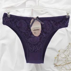 ODM Reusable Layers Leakproof Breathable Eco Friendly Knitted Polyester Women’s Lace Menstrual Underwear