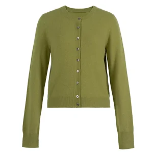 ODMWomen Wool Cardigan Slim Women Sweater Casual Crew Neck