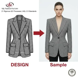 OEM Customize Draping Perfect Fit and Shape Tailoring Services Women Suits Ladies Blazers Ladies Women Corporate Suit Custom