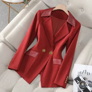 OEM Factory commuter Jacket Women’s Business Office Suit Tailcoat Casual Temperament Interview Formal Top