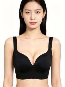 OEM ODM Breathable One piece Massage Nodes No Trace Shaping Lifting Wire Free Sports Bra Women Intimates Functional Lingerie