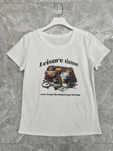 OEM ODM New Designs New Pattern Printed Rhinestone Women’s Tshirts Tshirts for Women Ropa De Mujer