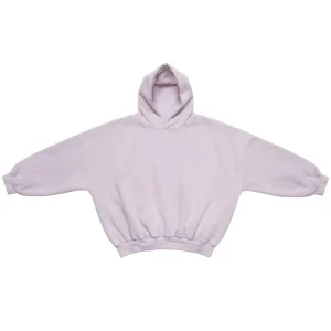 OEM Oversized Batwing Cropped Hoodie Pullover Drop Shoulder Fleece Casual Plain Streetwear Boxy Custom Logo Women Men Hoodie